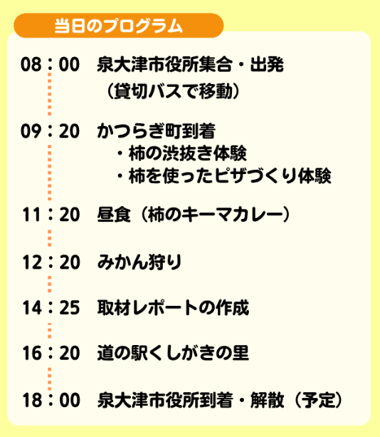 スケジュール