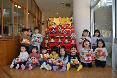 えびす認定こども園でのひな祭り
