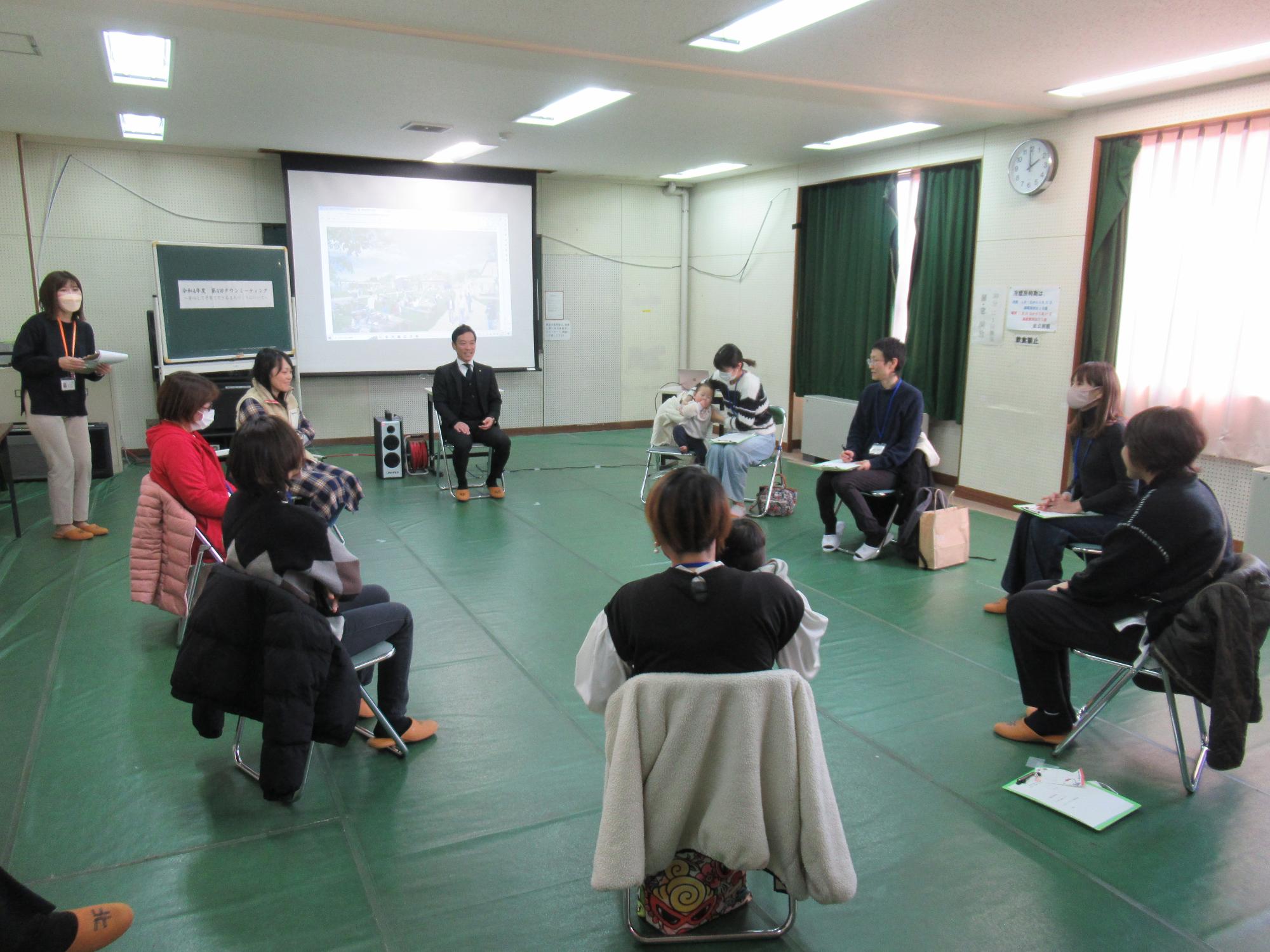 令和5年1月12日開催の様子（子育て世代）
