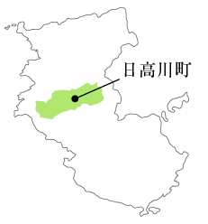 日高川町位置図