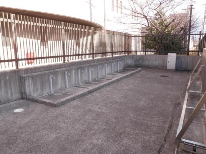 中央配水場 給水