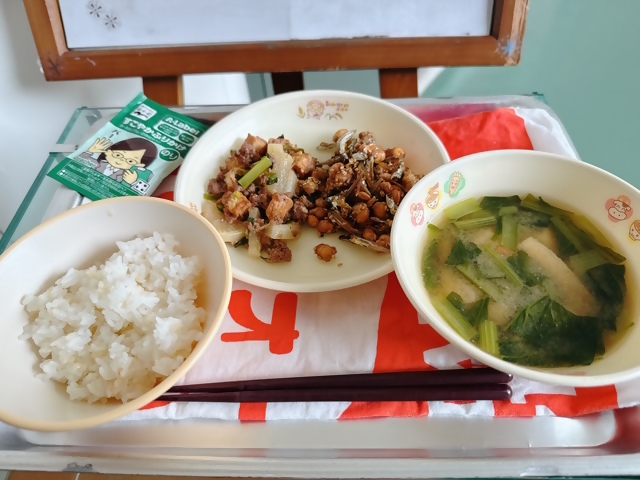 香南市特別栽培米「コシヒカリ」を使用した給食