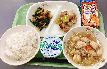 12月14日中学校のときめき給食