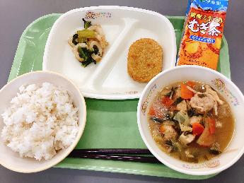 1月25日の中学校のときめき給食