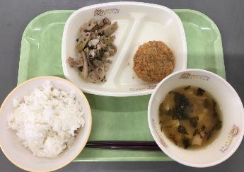 9月25日中学校の『ときめき給食』