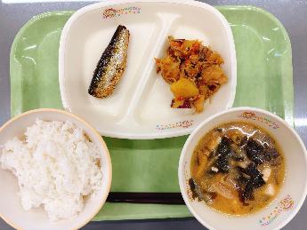 10月9日中学校の『ときめき給食』