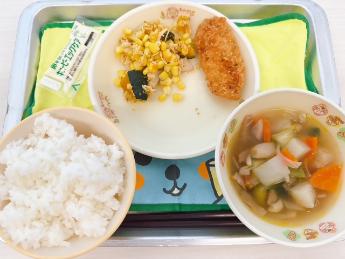 10月23日小学校の『ときめき給食』