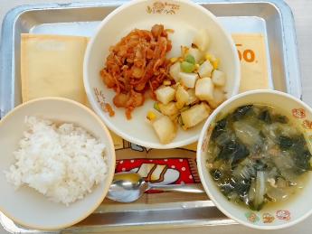 11月13日小学校の『ときめき給食』