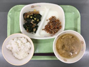 1月22日中学校の『ときめき給食』