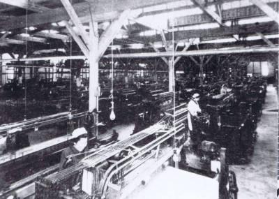 1955年(昭和30）頃の毛布工場の様子