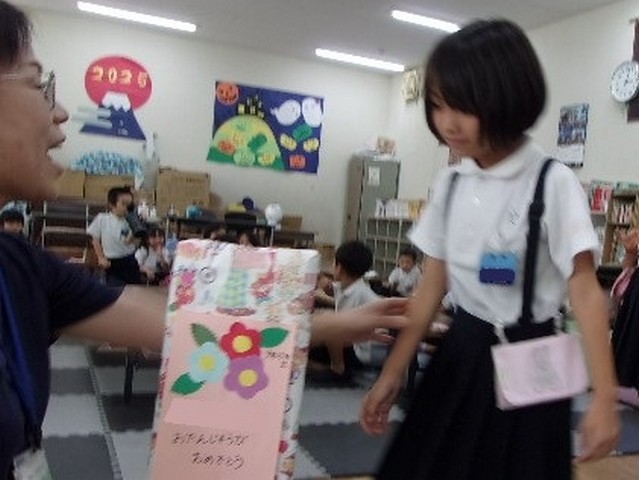 誕生日の子ども