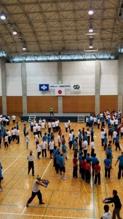 大阪府スポーツ推進委員研修会実技研修のようす