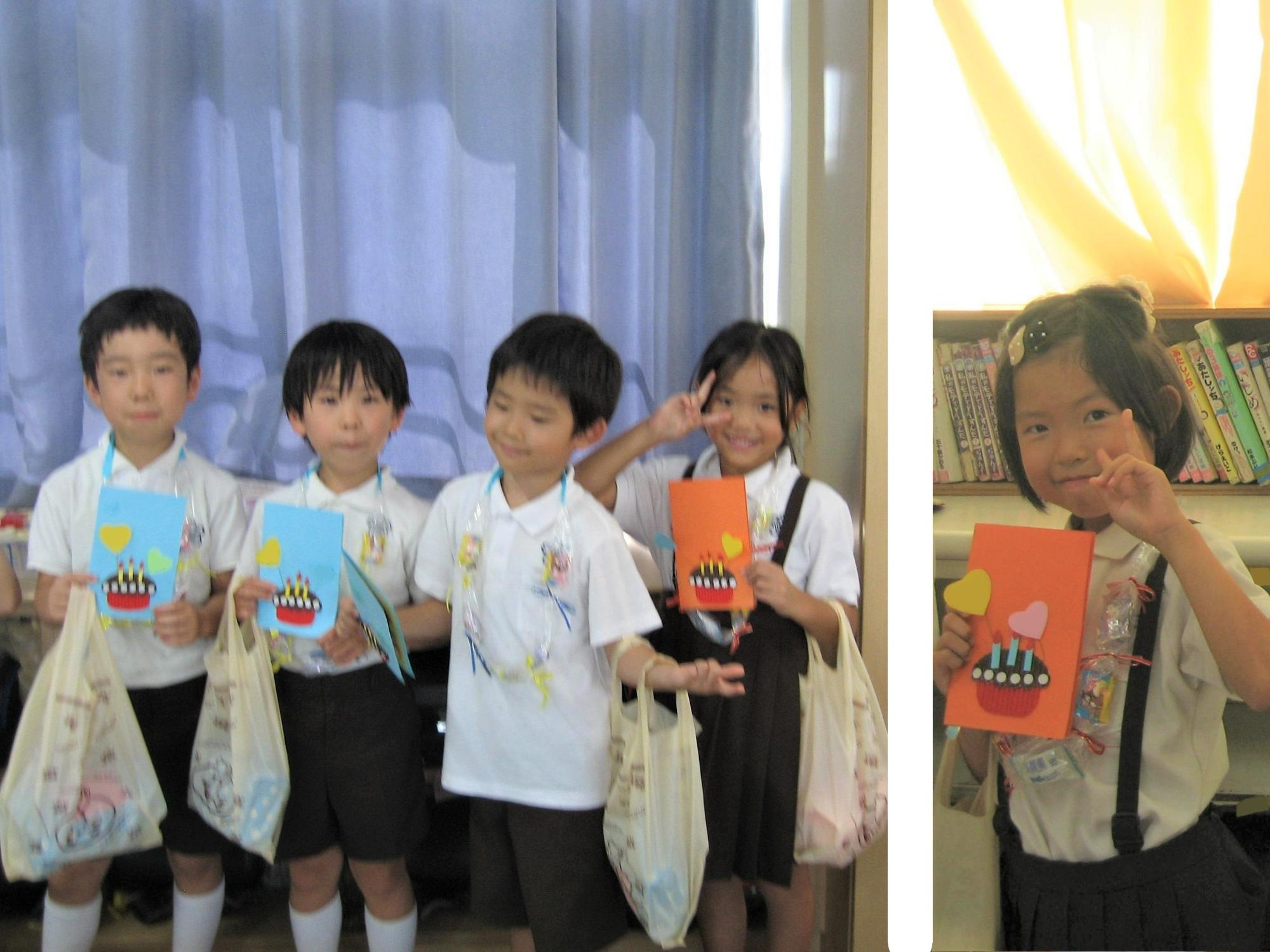 誕生日の子どもたち