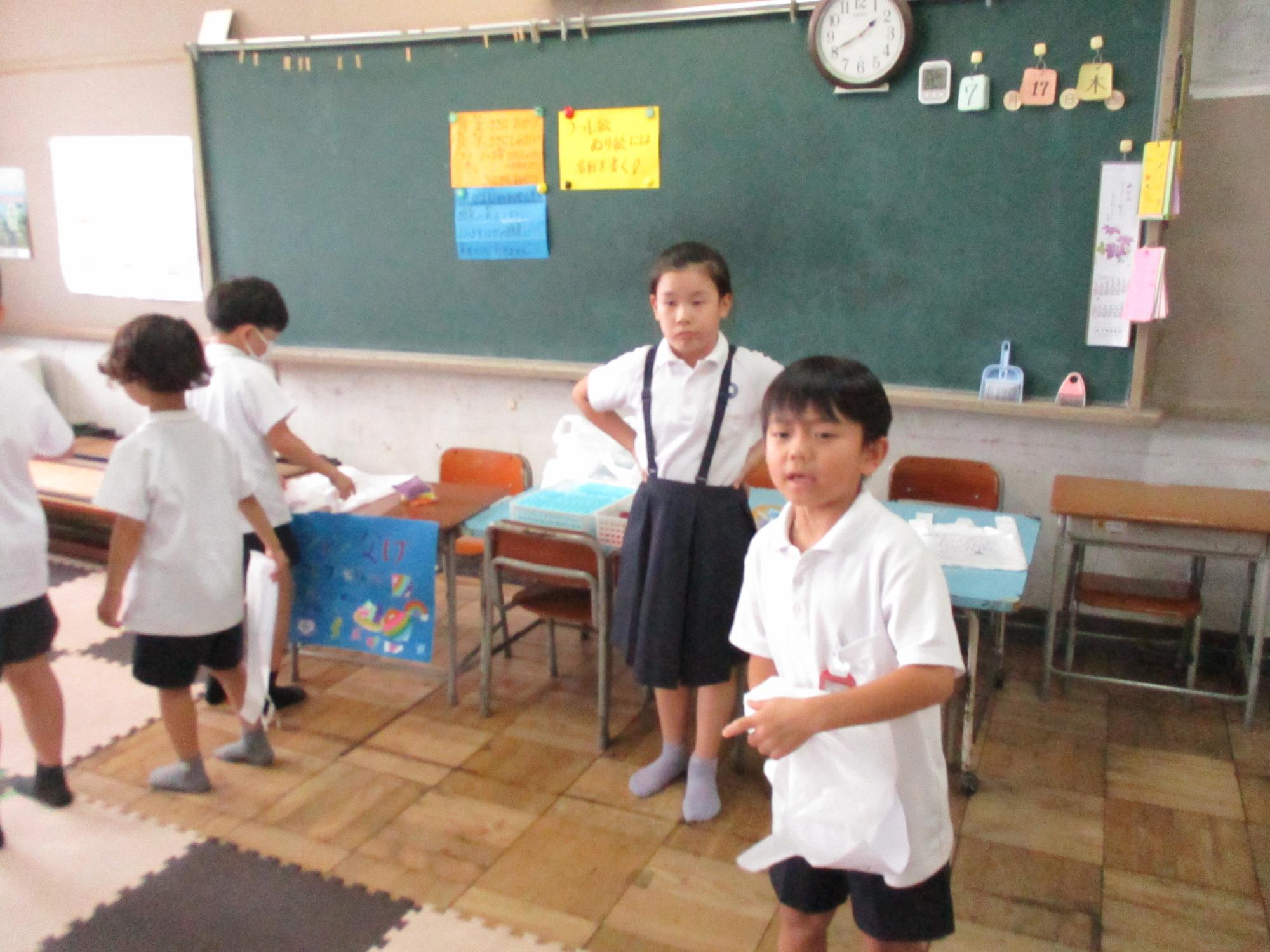 輪投げをしました