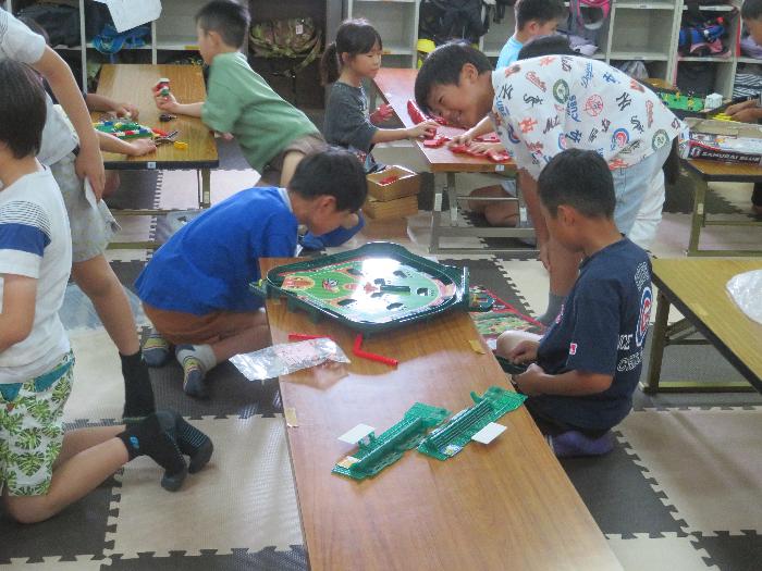 野球盤で遊びました