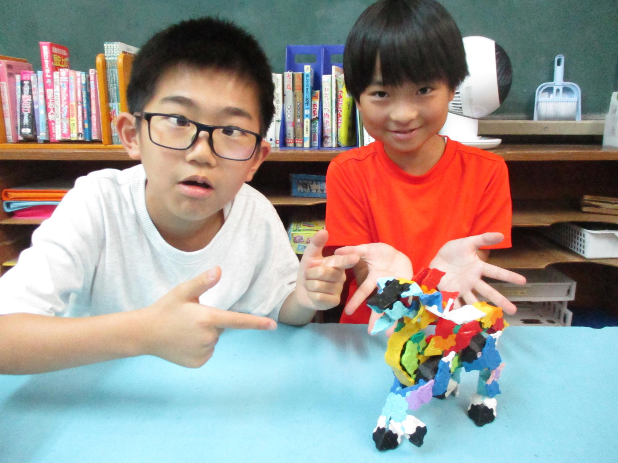 れごでつくったよ