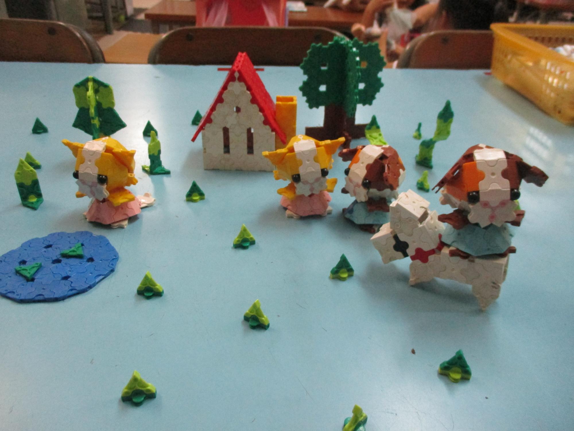 こんなさくひんつくりました