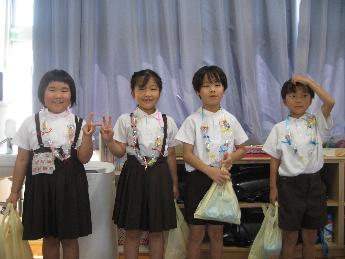 プレゼントをもらって