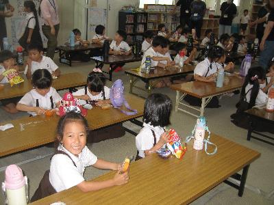 みんなでおいわいしました