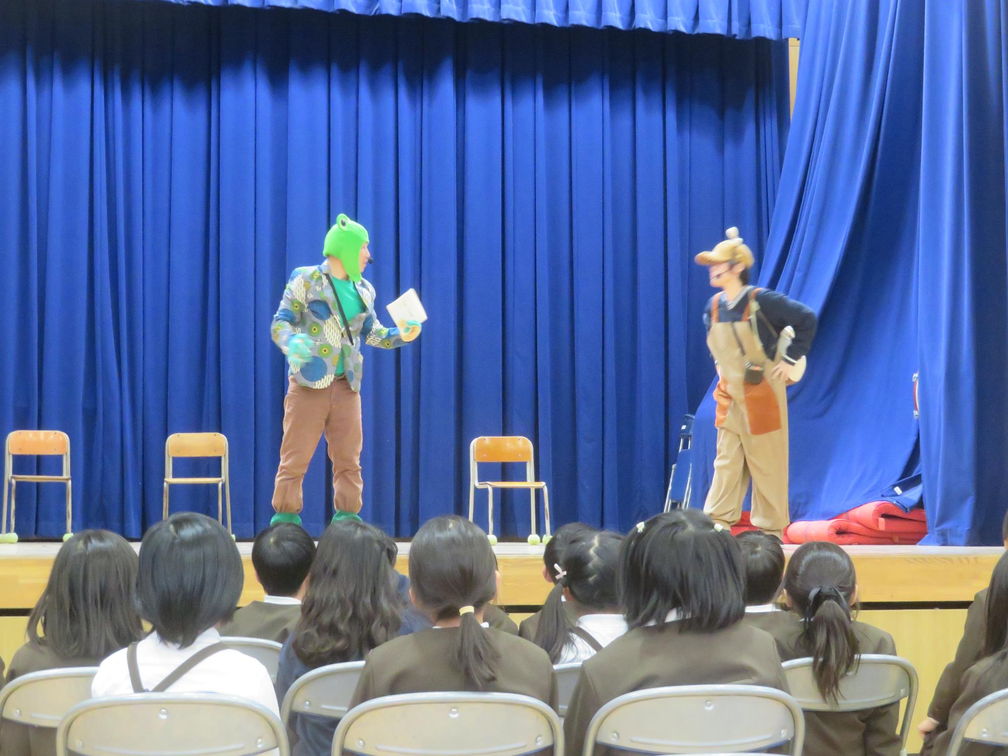 かたつむりくんに手紙を託しました