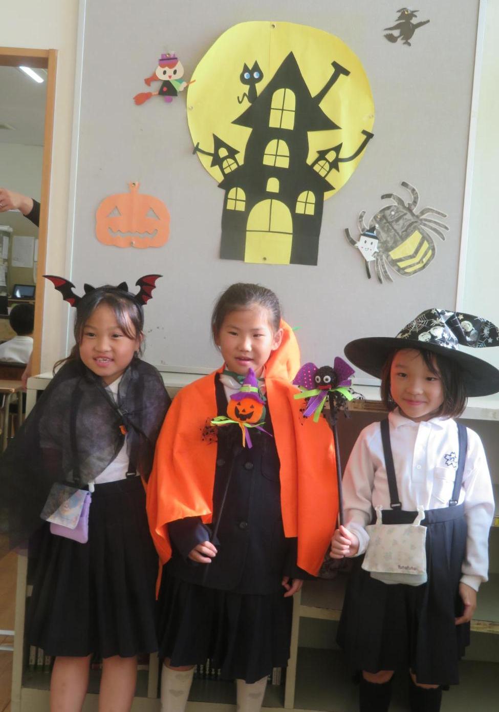 ハロウィンで変身です