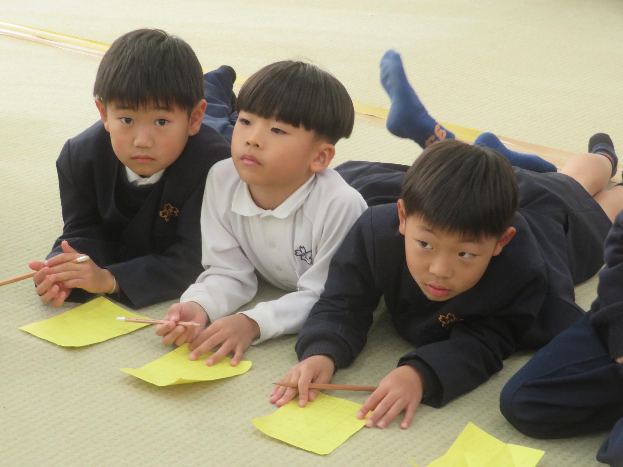 ビンゴゲームをしました