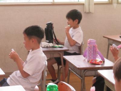 チューペットを食べました