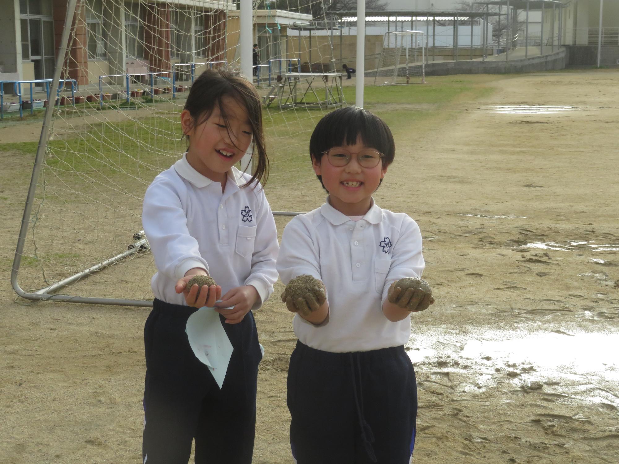 泥団子の完成です