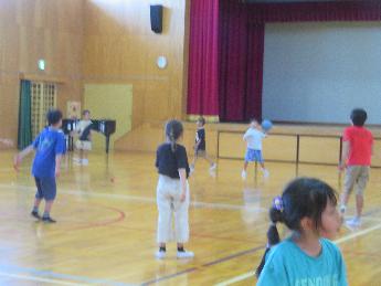 ドッジボールをしました