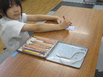 短冊にお願いをかきました