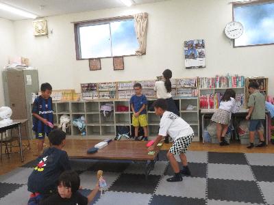 卓球をしました