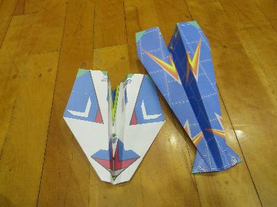 2種類の飛行機を作りました