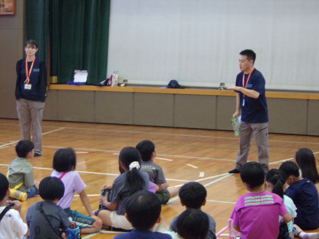 危機管理課から防災について話してくれました