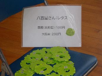 レタスのねだんです