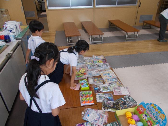 ビンゴの賞品です。