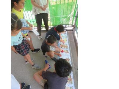 順番に染めていきます