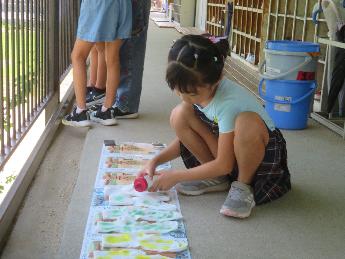 染料を落としました