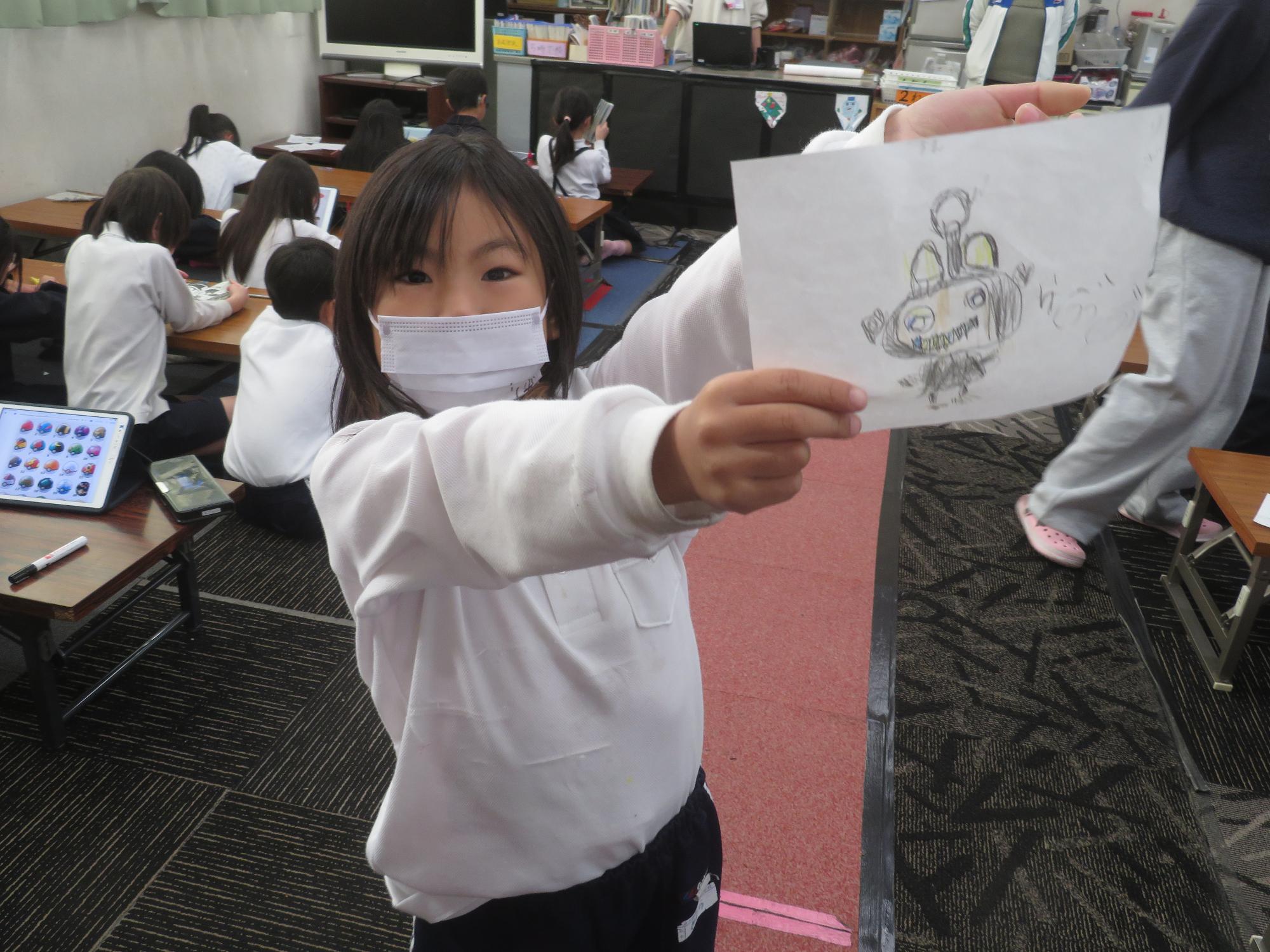 絵が完成しました