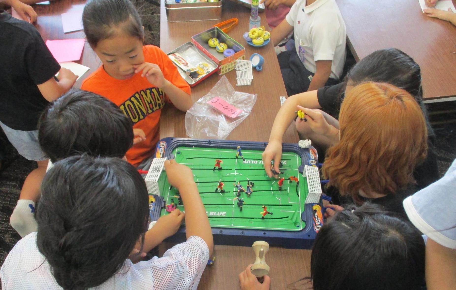 サッカーゲームをしました