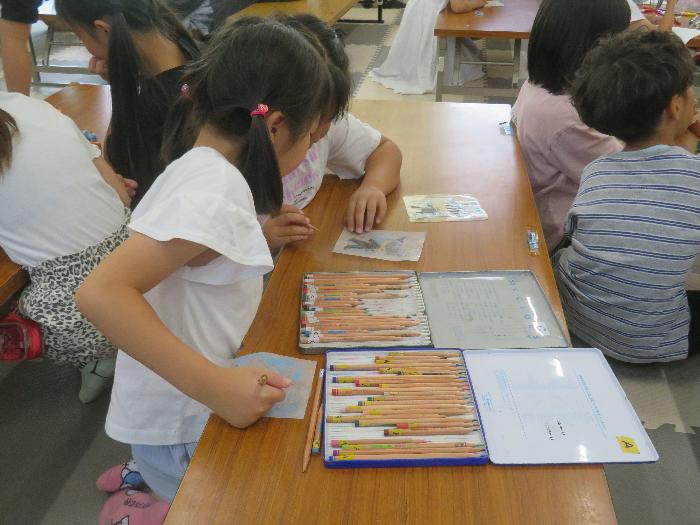 写し絵をしています