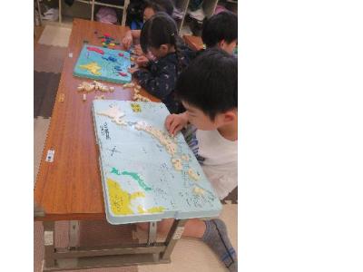 日本地図の勉強です。