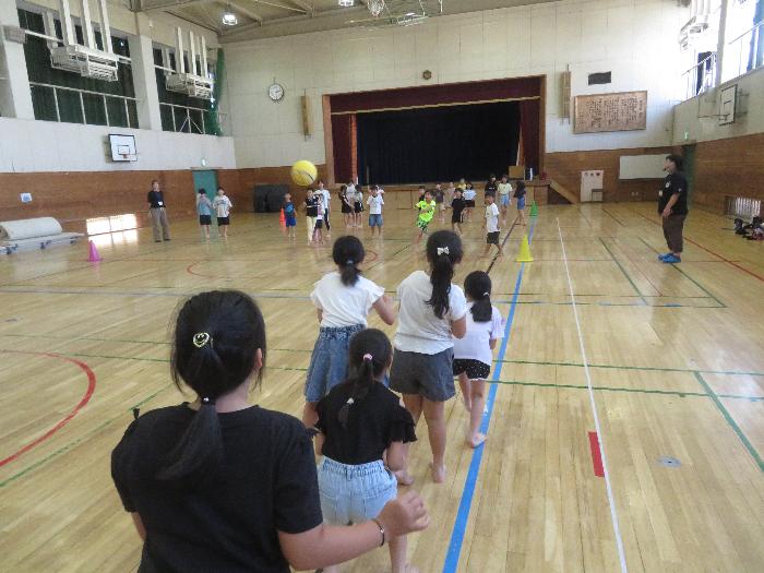 ドッジボールをしました