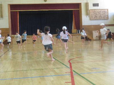 おにごっこをしました