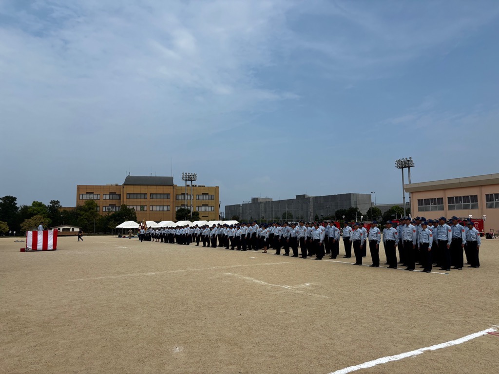 訓練開会の風景