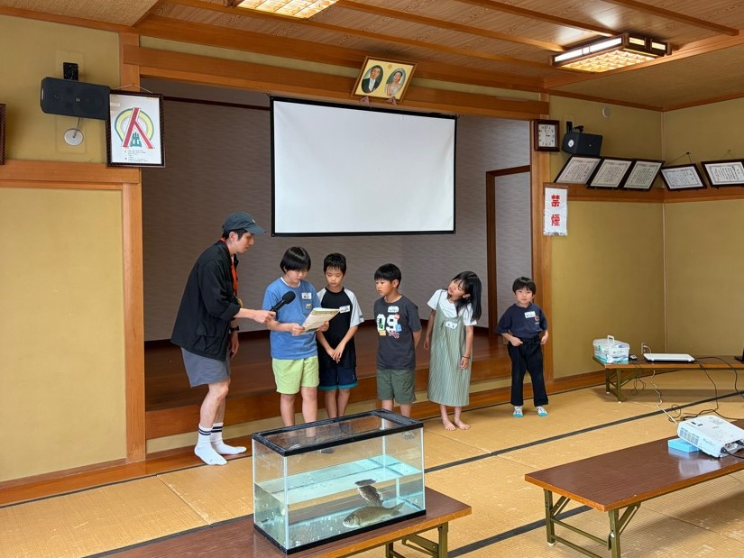 A班の発表の様子