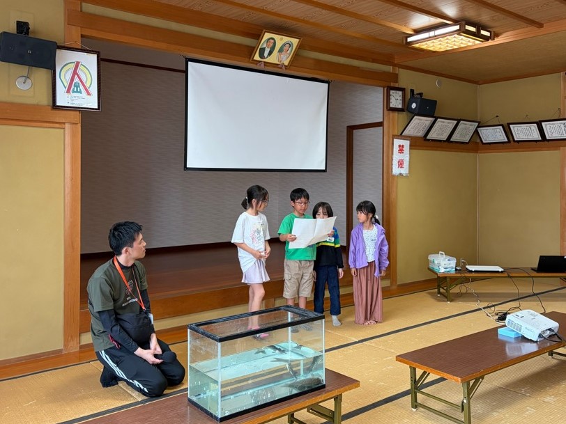 B班の発表の様子