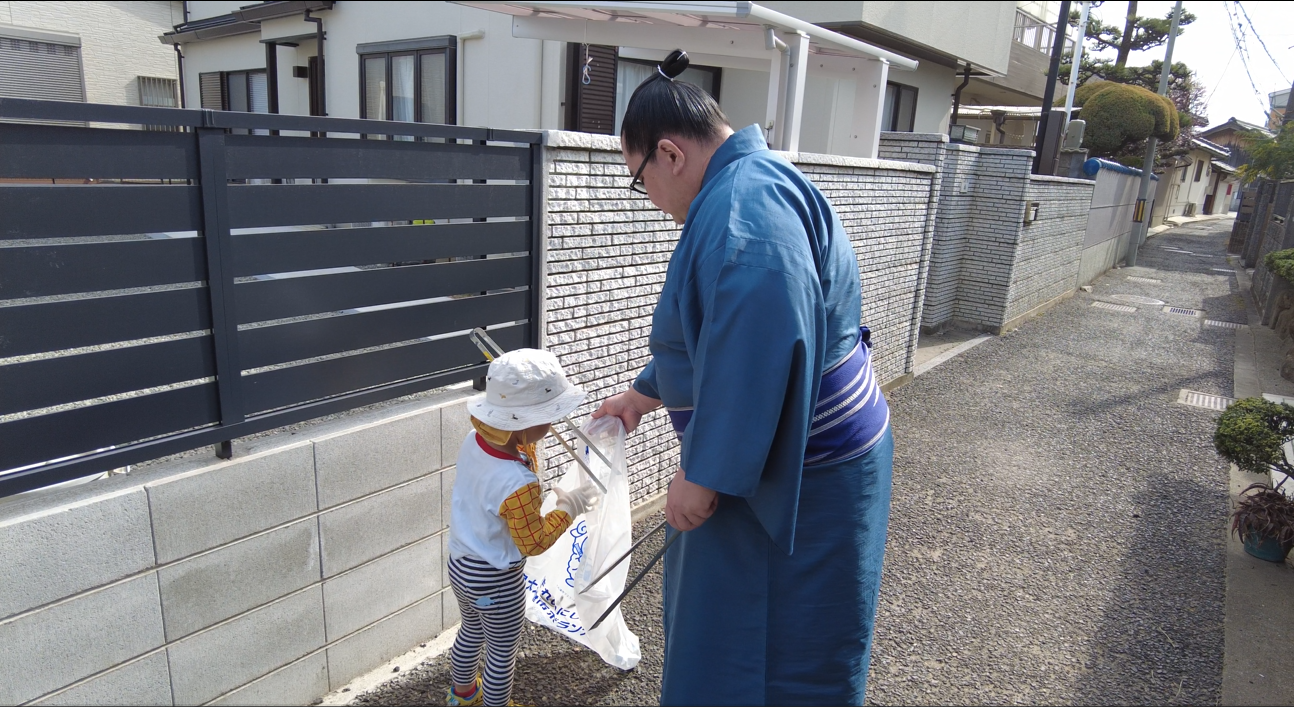 清掃活動の様子