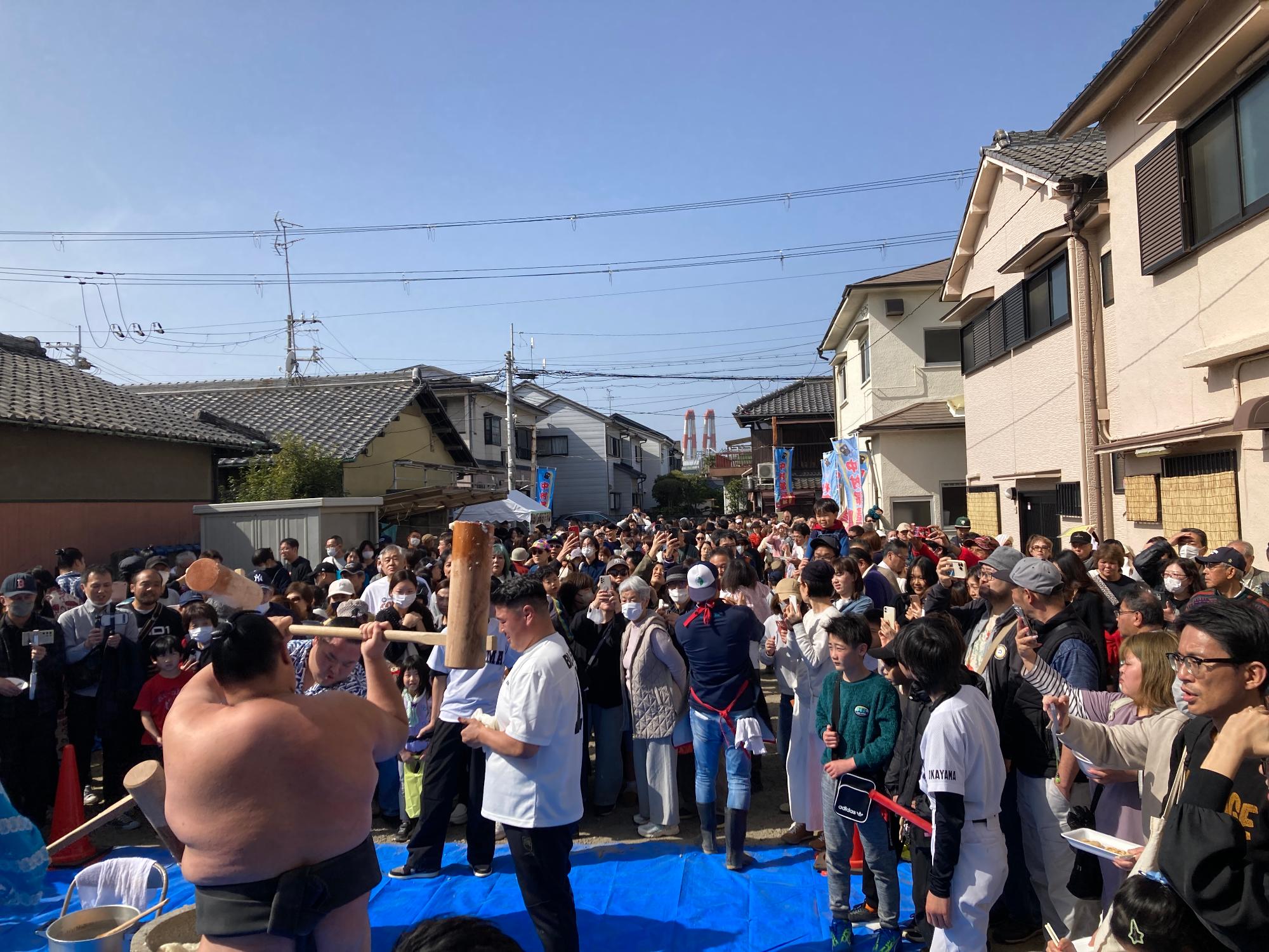 ちゃんこ交流会の様子
