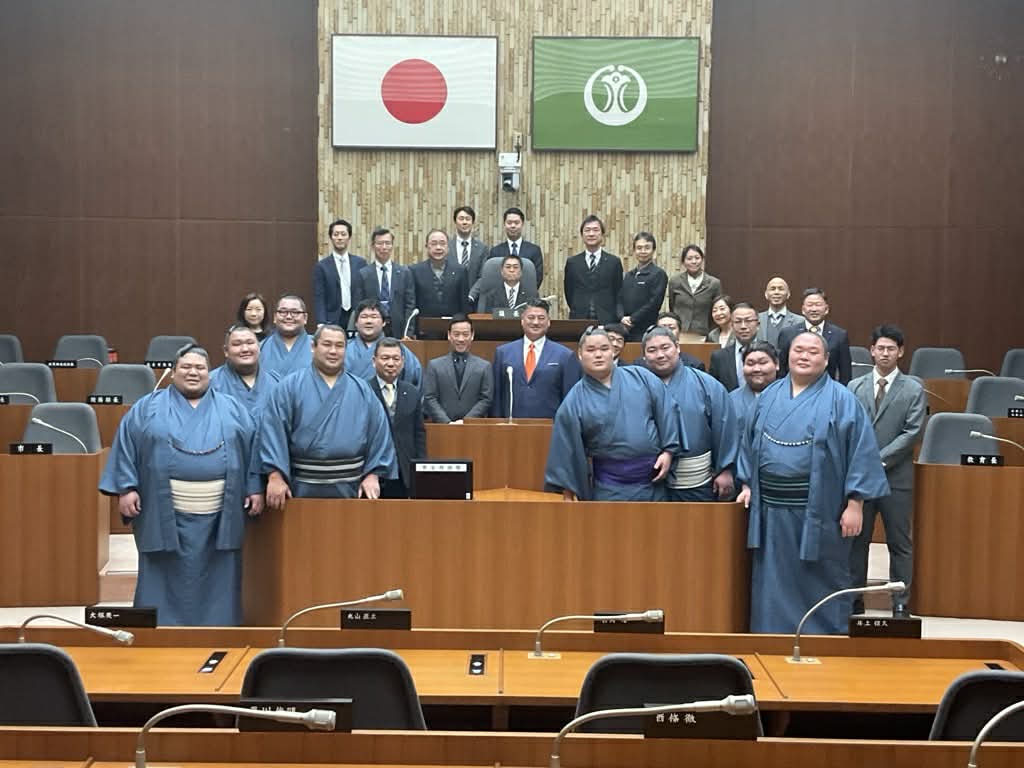 表敬訪問の様子